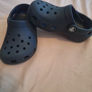 Crocs Kids' Navy Slip-On Water Shoes Size C8